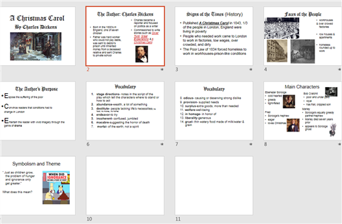 A Christmas Carol Power Point 